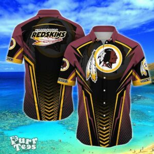 Washington Redskins NFL Team Football Beach Shirt Summer Button Down Hawaiian Shirt Best Gift Product Photo 1