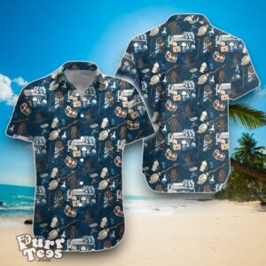Wizard Fabric Harry Potter Blue Hawaiian Shirt Special Gift Product Photo 1