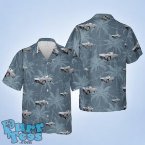 1956 Ford Thunderbird Gray Hawaiian Shirt Product Photo 1