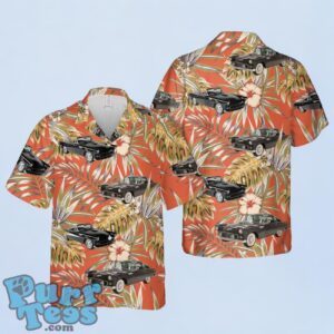 1956 Ford Thunderbird Raven Black Hawaiian Shirt Product Photo 1