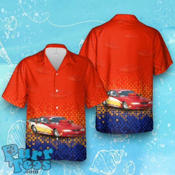 1994 Mustang Drag Car Hawaiian Shirt Product Photo 1