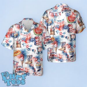 4th Of July Independence USA America Day Hawaiian Shirt Product Photo 1