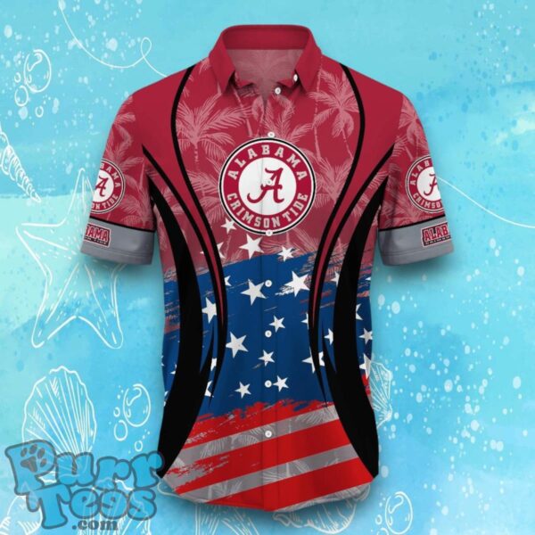 Alabama Crimson Tide NCAA1 Hawaiian Shirt Flag 3D Summer Beach For Fans Product Photo 2