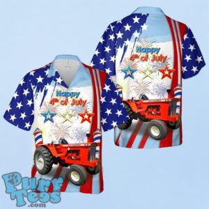 Allis Chalmers D21 Tractor, 4th Of July Hawaiian Shirt Product Photo 1