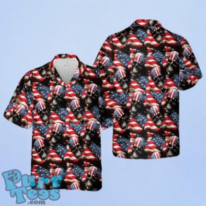 American Skull Flags Hawaiian Shirt Product Photo 1