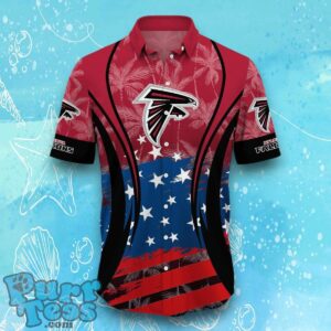 Atlanta Falcons NFL Hawaiian Shirt Flag 3D Summer Beach For Fans Product Photo 2