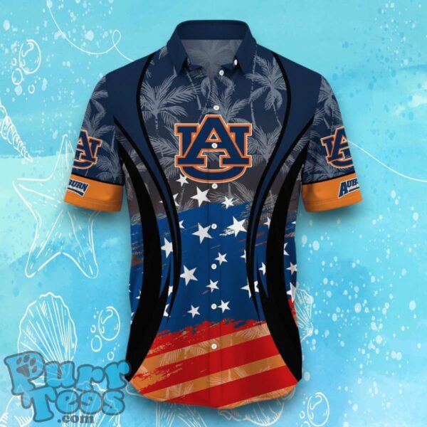 Auburn Tigers NCAA1 Hawaiian Shirt Flag 3D Summer Beach For Fans Product Photo 2