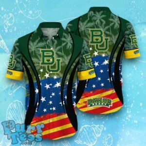 Baylor Bears NCAA2 Hawaiian Shirt Flag 3D Summer Beach For Fans Product Photo 1