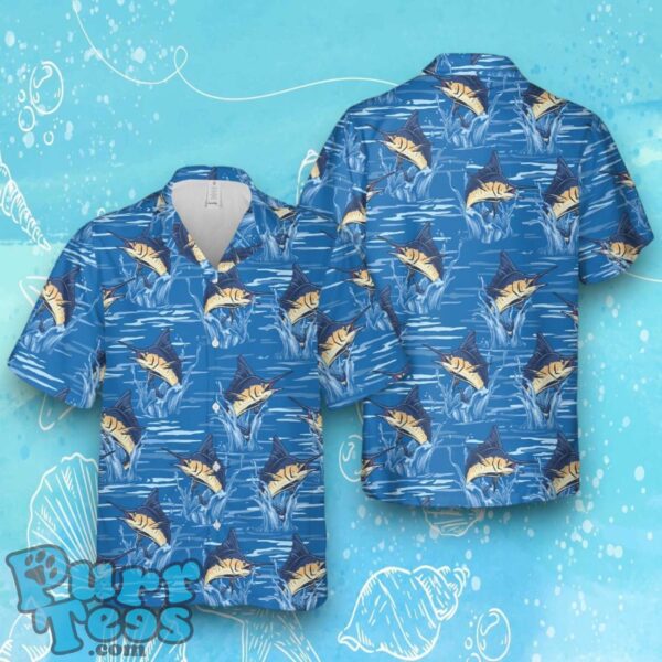 Blue Marlin Hawaiian Shirt Product Photo 1