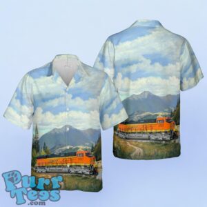 BNSF GE ET44 Tier 4 Diesel Heritage III 3740 Hawaiian Shirt Product Photo 1