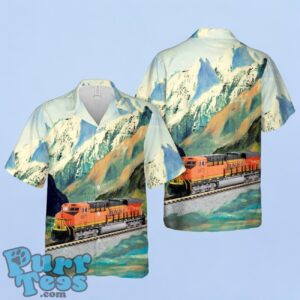 BNSF N GE ES44AC Swoosh #5953 Hawaiian Shirt Product Photo 1