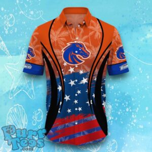 Boise State Broncos NCAA1 Hawaiian Shirt Flag 3D Summer Beach For Fans Product Photo 2