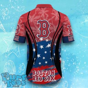 Boston Red Sox MLB Hawaiian Shirt Flag 3D Summer Beach For Fans Product Photo 3