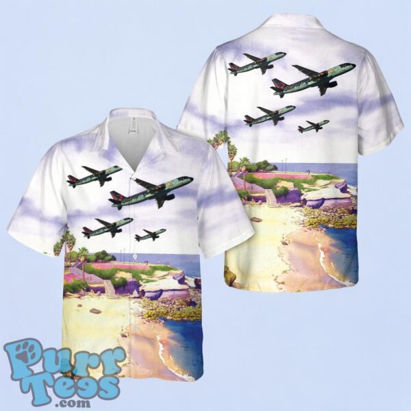 Brussels Airlines Airbus A320 (OO-SNB) In Special Tintin Livery Hawaiian Shirt Product Photo 1