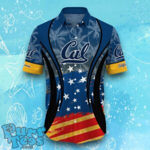 California Golden Bears NCAA3 Hawaiian Shirt Flag 3D Summer Beach For Fans Product Photo 2