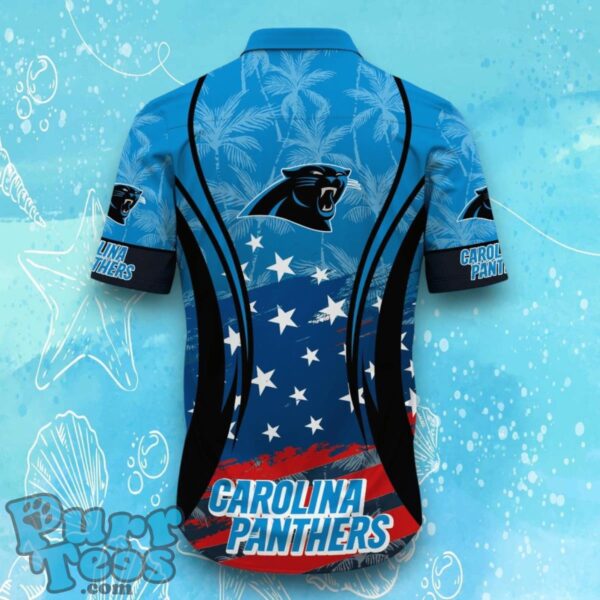 Carolina Panthers NFL Hawaiian Shirt Flag 3D Summer Beach For Fans Product Photo 3