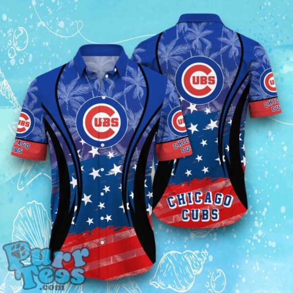 Chicago Cubs MLB Hawaiian Shirt Flag 3D Summer Beach For Fans Product Photo 1