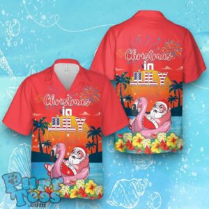 Christmas In July Hawaiian Shirt For Men Women Product Photo 1