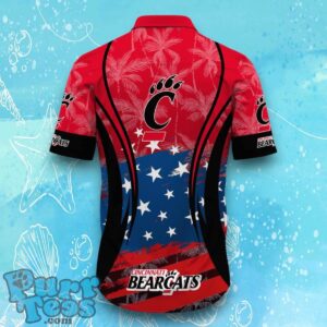 Cincinnati Bearcats NCAA3 Hawaiian Shirt Flag 3D Summer Beach For Fans Product Photo 3