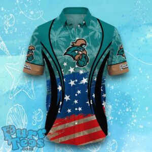 Coastal Carolina Chanticleers NCAA3 Hawaiian Shirt Flag 3D Summer Beach For Fans Product Photo 2