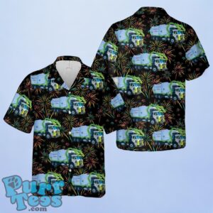 Commercial Waste Management Services With Firework Hawaiian Shirt Product Photo 1