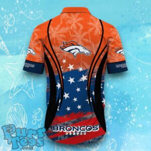 Denver Broncos NFL Hawaiian Shirt Flag 3D Summer Beach For Fans Product Photo 3