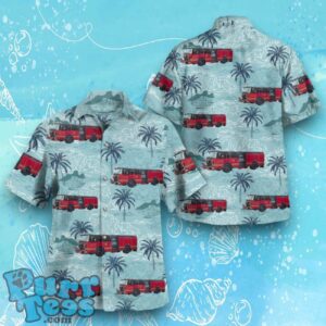 Des Moines, Iowa, Saylor Township Fire Department Hawaiian Shirt Product Photo 1