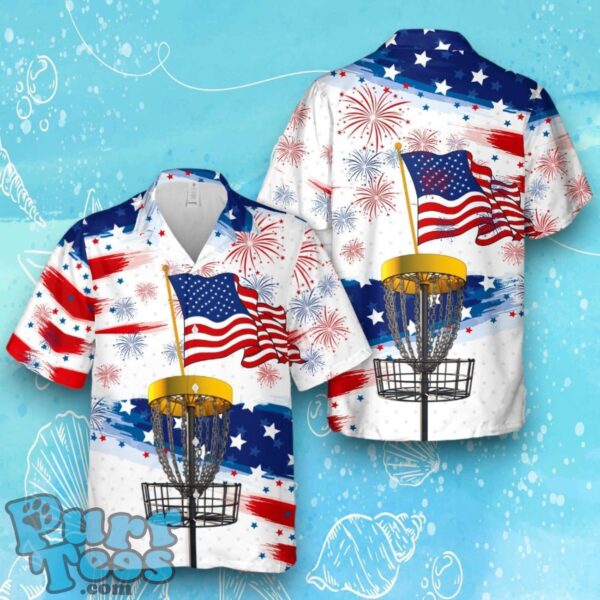 Disc Golf, 4th Of July Hawaiian Shirt Product Photo 1