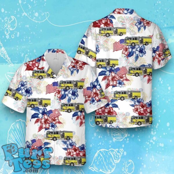 Eagle, Idaho, Eagle Fire Department, 4th Of July Hawaiian Shirt Product Photo 1