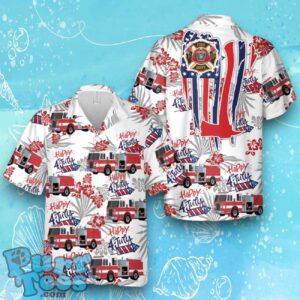 Firefighter Fire Truck, 4th Of July Hawaiian Shirt Trending For Men Women Product Photo 1