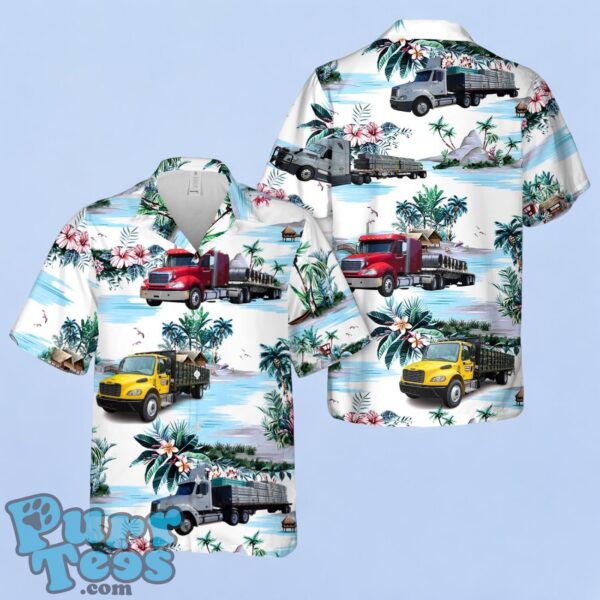 Flatbed Trucks Hawaiian Shirt Product Photo 1