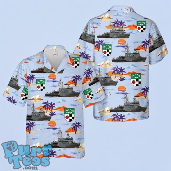 German Navy FGS Herten M1099 Hawaiian Shirt Product Photo 1