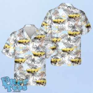 Goldenglow Yellow 1956 Ford Thunderbird Hawaiian Shirt Product Photo 1