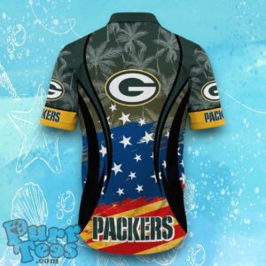 Green Bay Packers NFL Hawaiian Shirt Flag 3D Summer Beach For Fans Product Photo 3