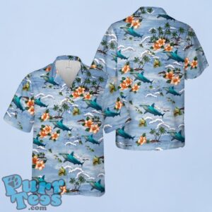 Hammerhead Shark Hawaiian Shirt Product Photo 1