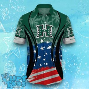 Hawaii Rainbow Warriors NCAA3 Hawaiian Shirt Flag 3D Summer Beach For Fans Product Photo 2