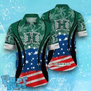 Hawaii Rainbow Warriors NCAA3 Hawaiian Shirt Flag 3D Summer Beach For Fans Product Photo 1