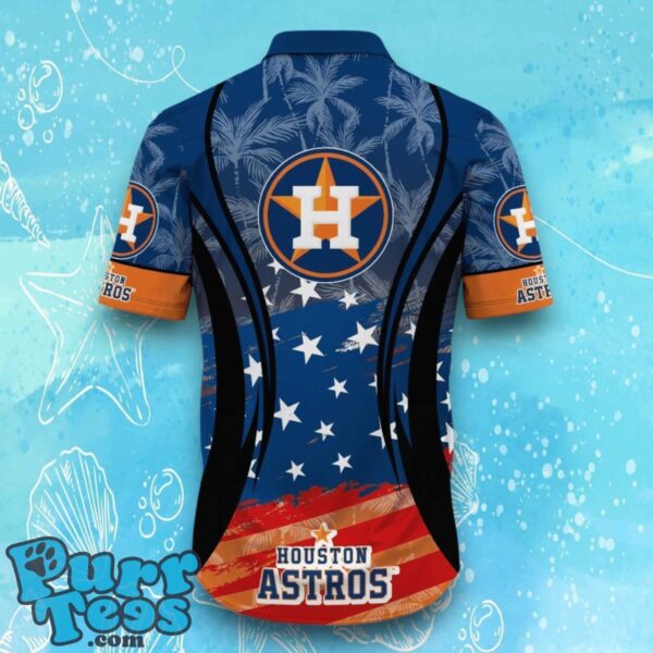 Houston Astros MLB Hawaiian Shirt Flag 3D Summer Beach For Fans Product Photo 3