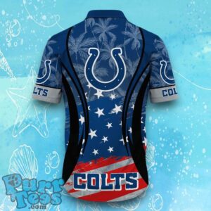 Indianapolis Colts NFL Hawaiian Shirt Flag 3D Summer Beach For Fans Product Photo 3