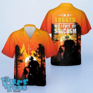 Logger Sunset Hawaiian Shirt Product Photo 1