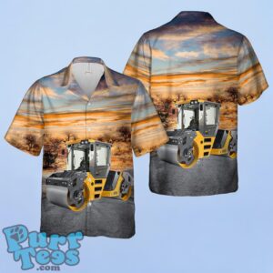 Volvo Road Construction Tandem Road Roller DD105 Hawaiian Shirt Product Photo 1