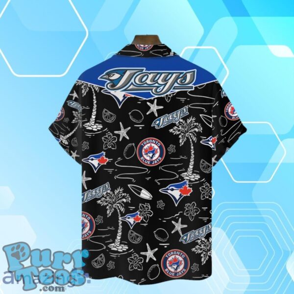 Toronto Blue Jays MLB Team Logo Beachscape Design Hawaiian Shirt And Short Product Photo 3