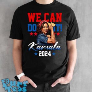 Kamala Harris For President 2024 We Can Do It! T-Shirt - Black Unisex T-Shirt