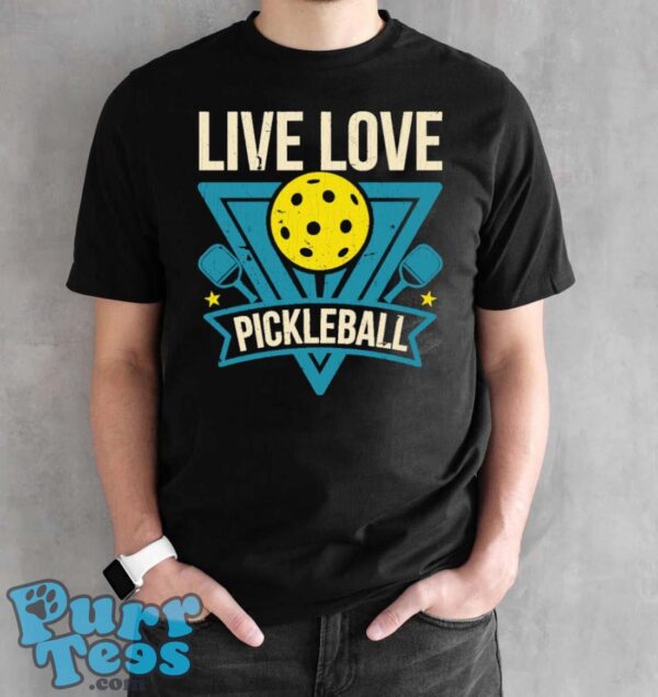 Vintage Pickleball Player Paddle - Retirement Live Love Pickleball T-Shirt Product Photo 2