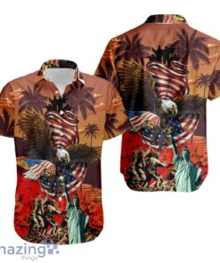 American Eagle America Veterans Soldier Hawaii Shirt Product Photo 1
