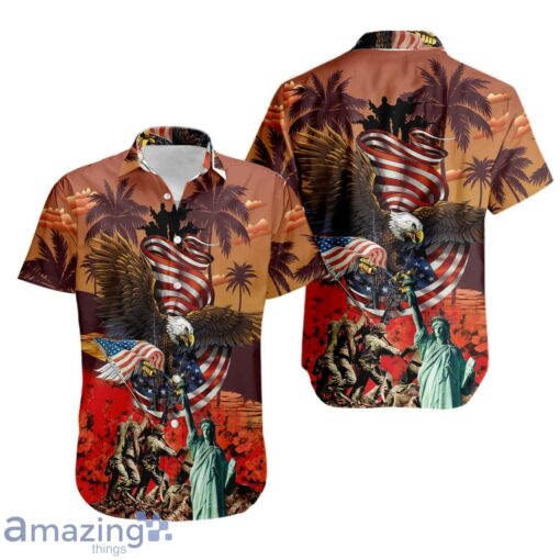 American Eagle America Veterans Soldier Hawaii Shirt Product Photo 1