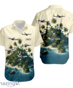Boeing E-4B Aircraft Island Personalized Hawaiian Shirt Product Photo 1