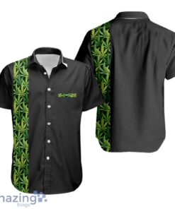 Bowling Shirt with Marijuana Leaves Hawaiian Shirt Product Photo 1