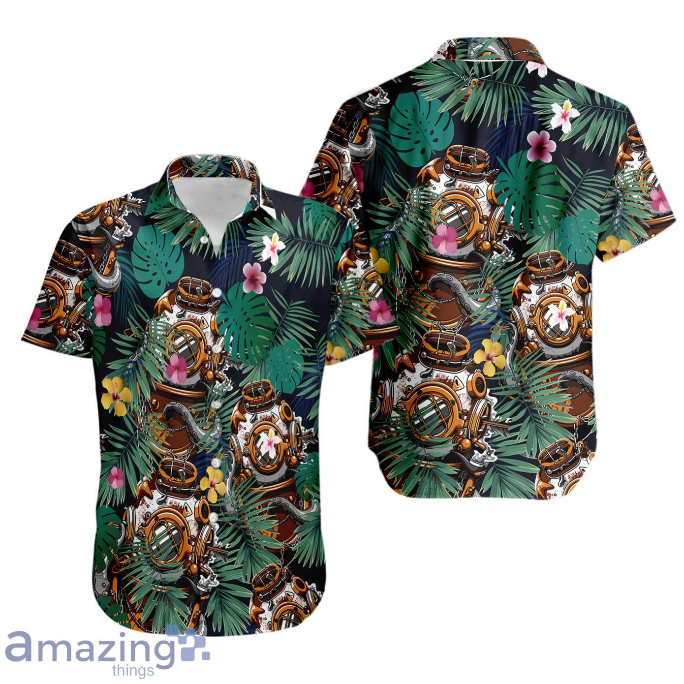 Diving Hard Hat Hawaiian Shirt Product Photo 1